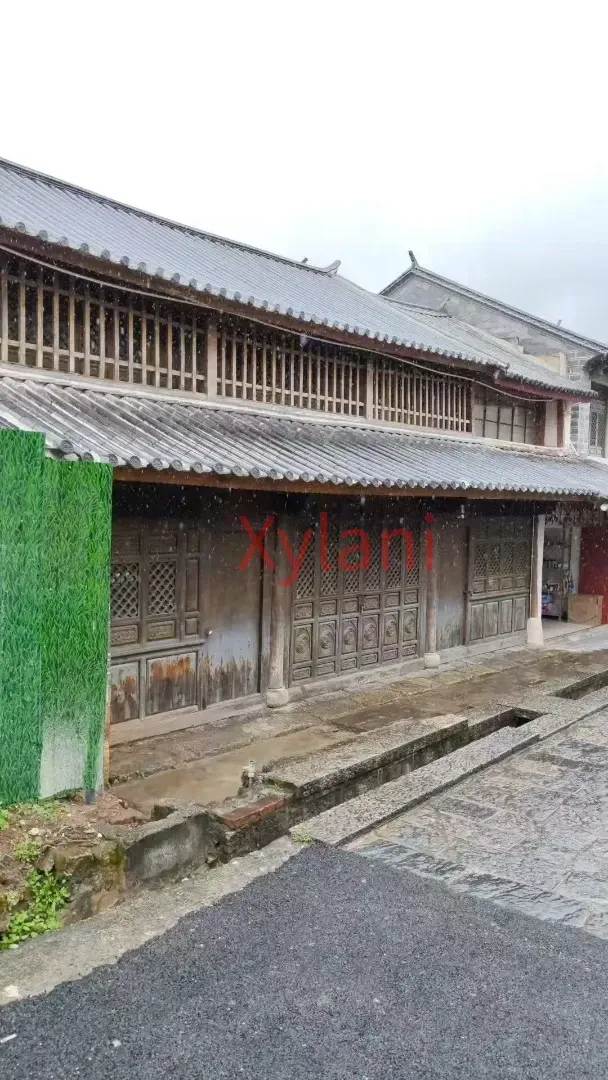 Two-story wooden house