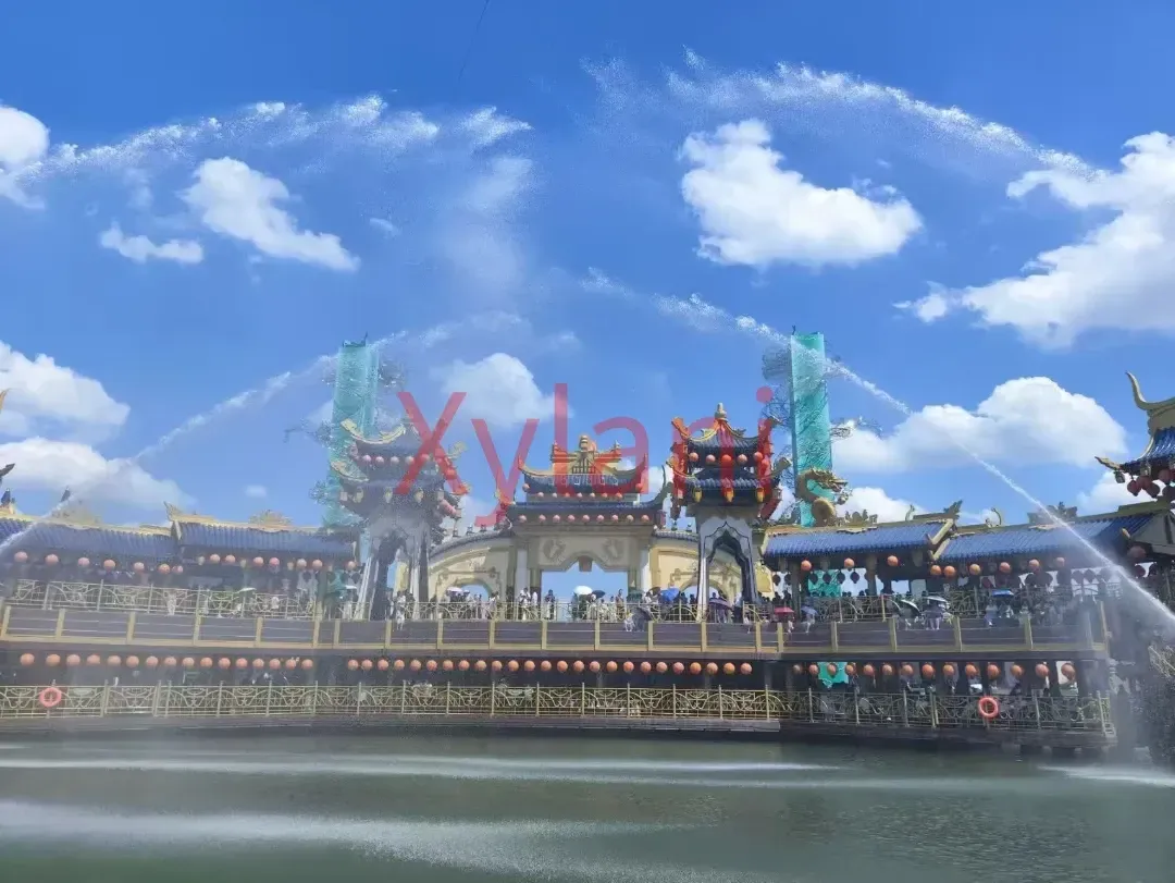 Water jetpack venue at Wansuishan Wuxiacheng