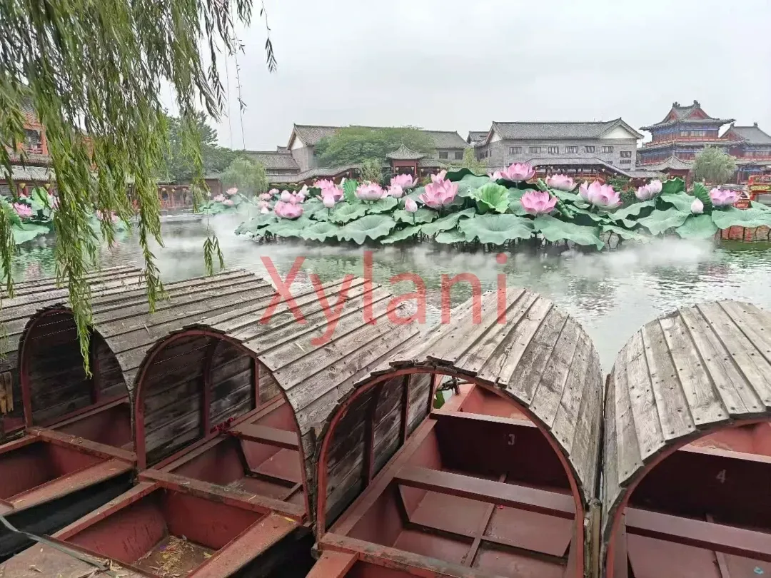 Realistic fake lotus flowers