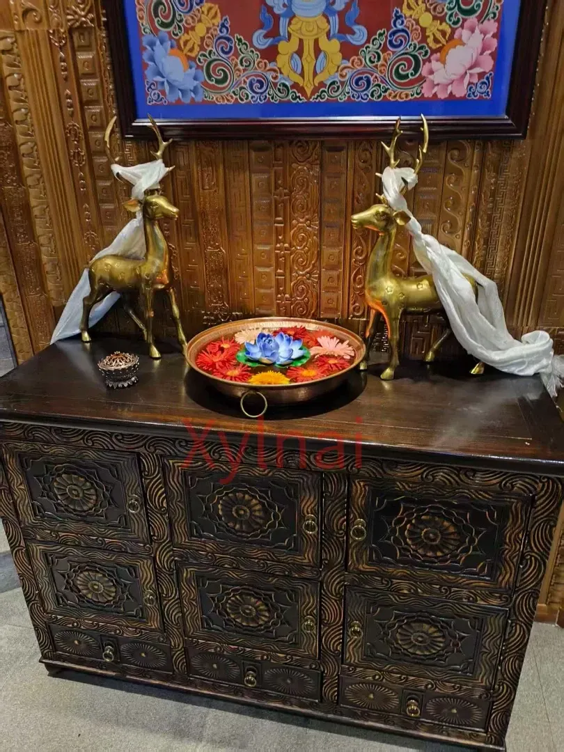 Karakal Tibetan Restaurant Entrance Table